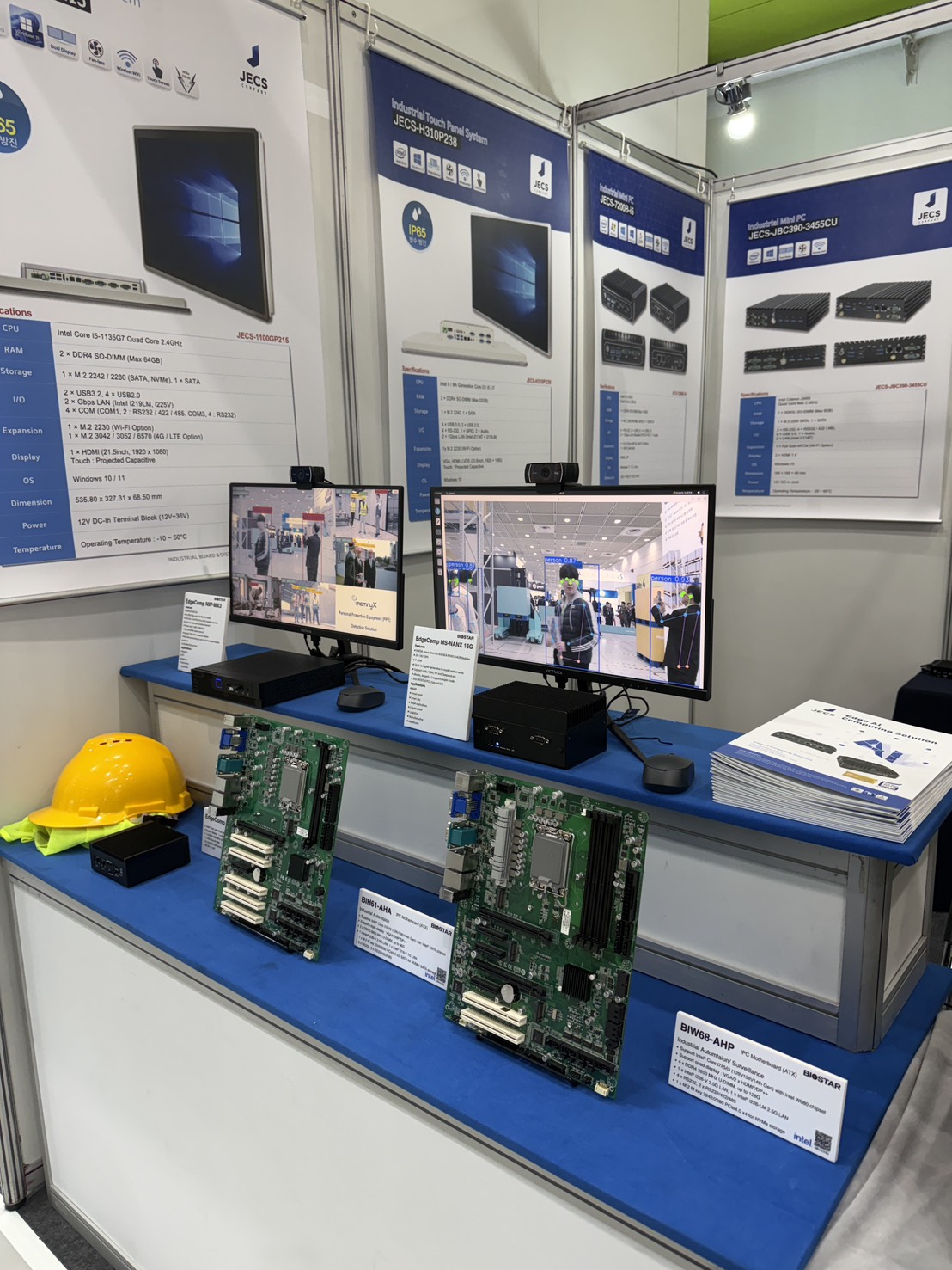 BIOSTAR SHOWCASES INDUSTRIAL MOTHERBOARDS AND EDGECOMP SYSTEMS