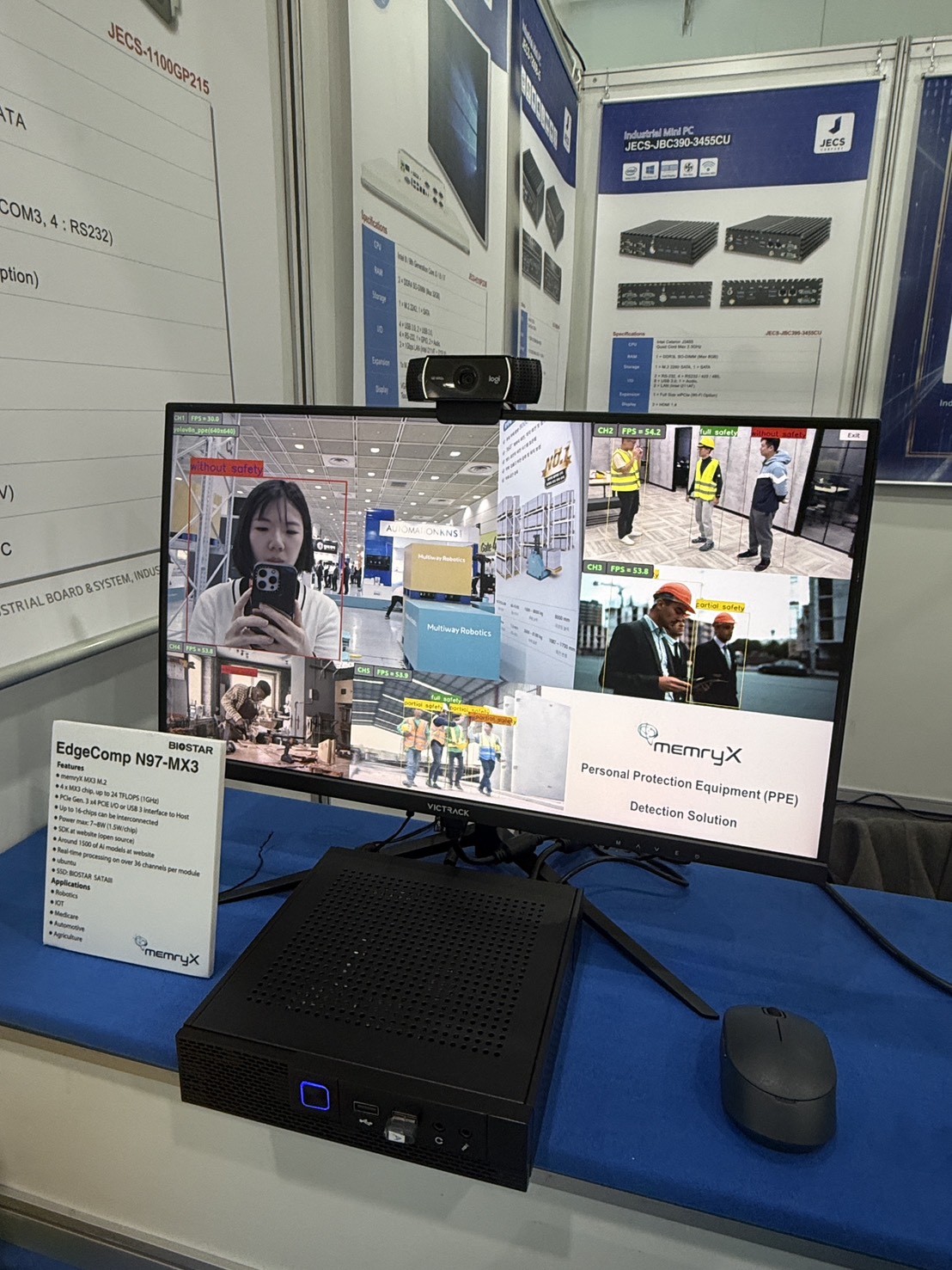 BIOSTAR SHOWCASES INDUSTRIAL MOTHERBOARDS AND EDGECOMP SYSTEMS