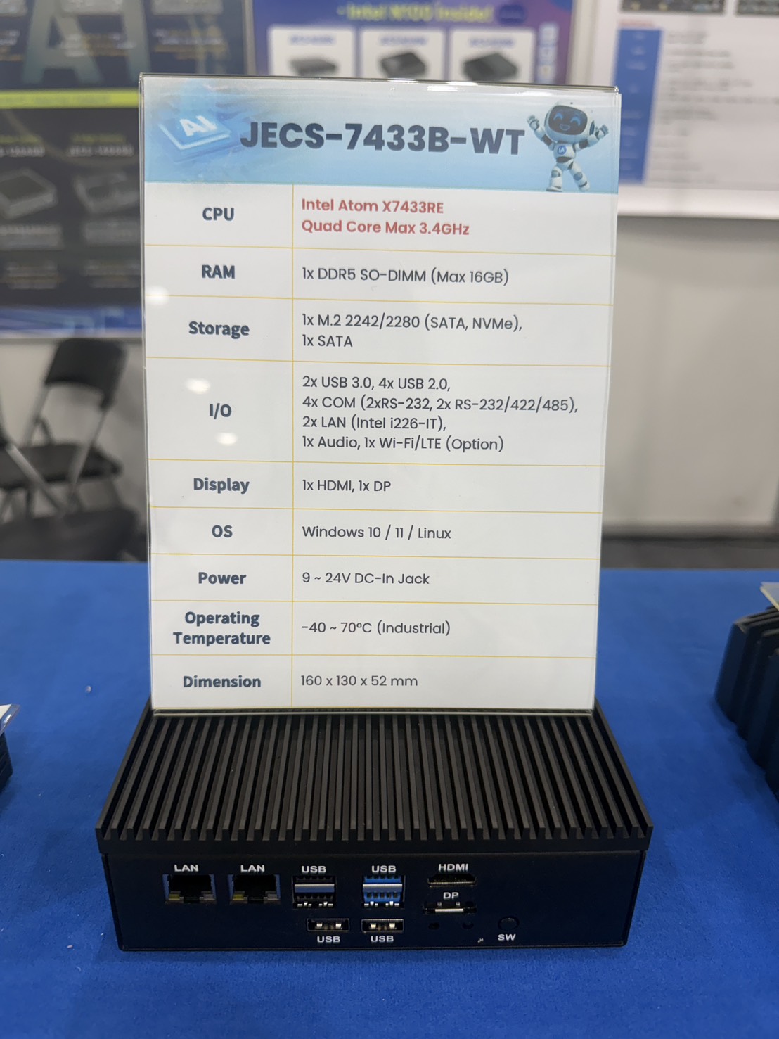 BIOSTAR SHOWCASES INDUSTRIAL MOTHERBOARDS AND EDGECOMP SYSTEMS